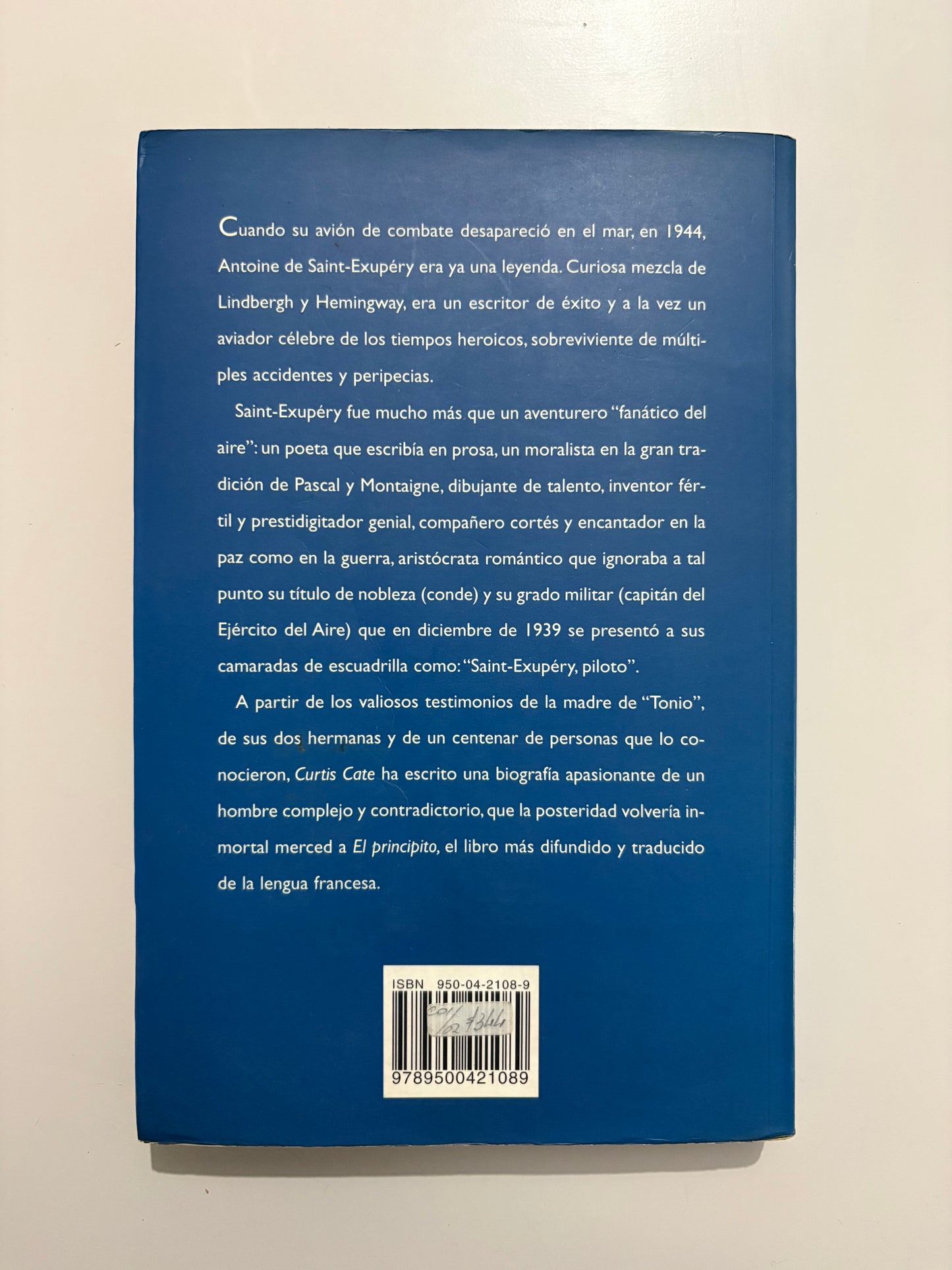 Saint-Exupéry – Curtis Cate