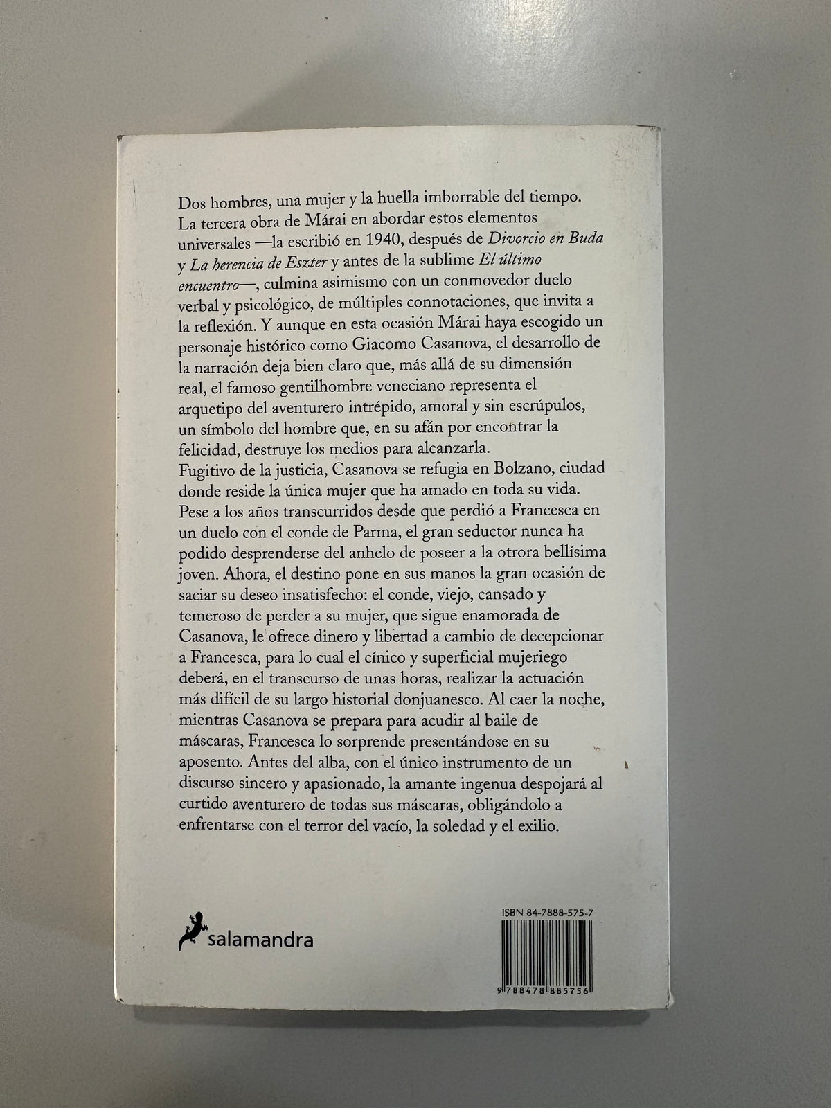 La amante de Bolzano – Sándor Márai