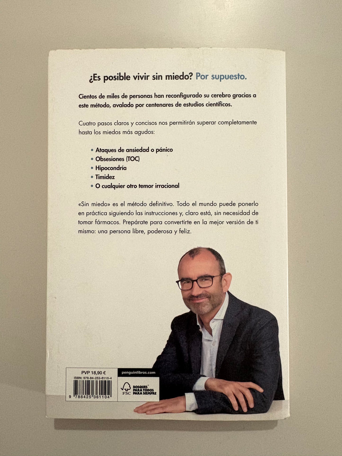 El arte de vivir sin miedo- Rafael Santandreu