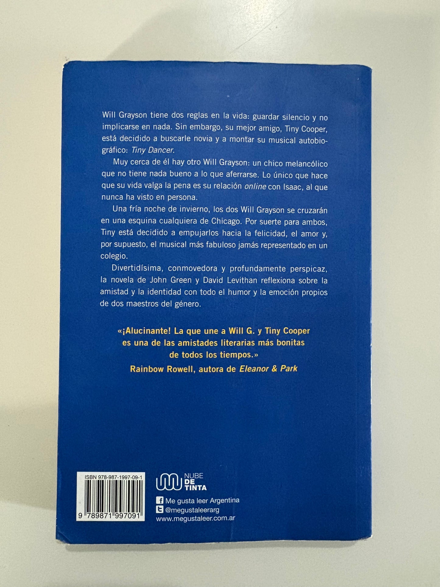 Will Grayson, Will Grayson – John Green y David Levithan