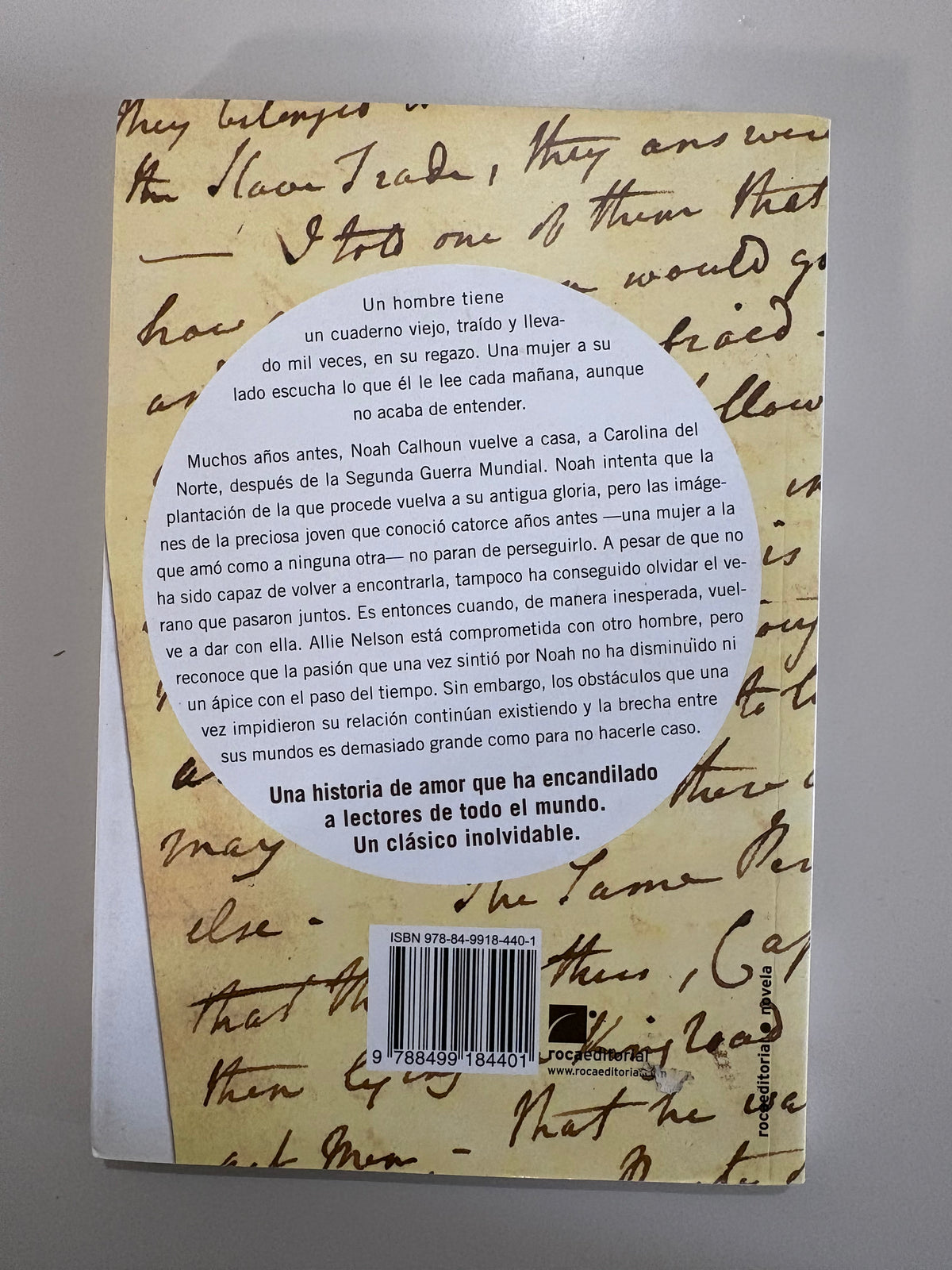 Diario de una pasión – Nicholas Sparks