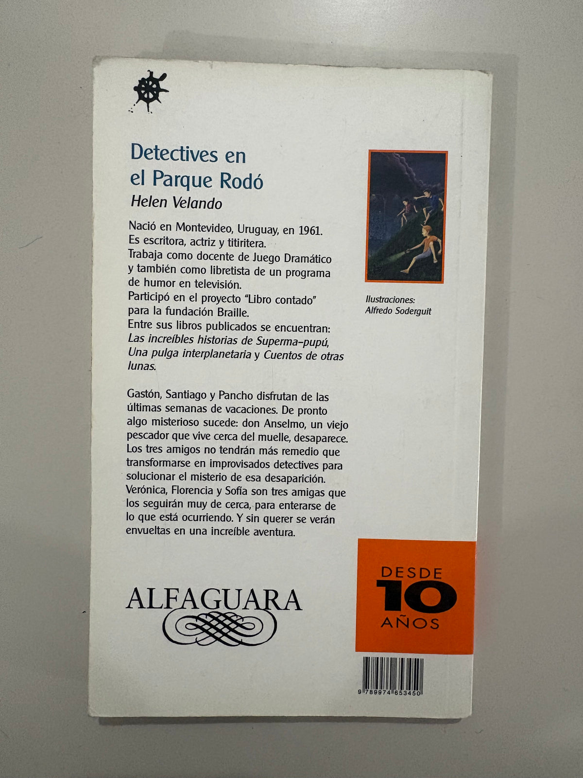 Detectives en el Parque Rodó – Helen Velando