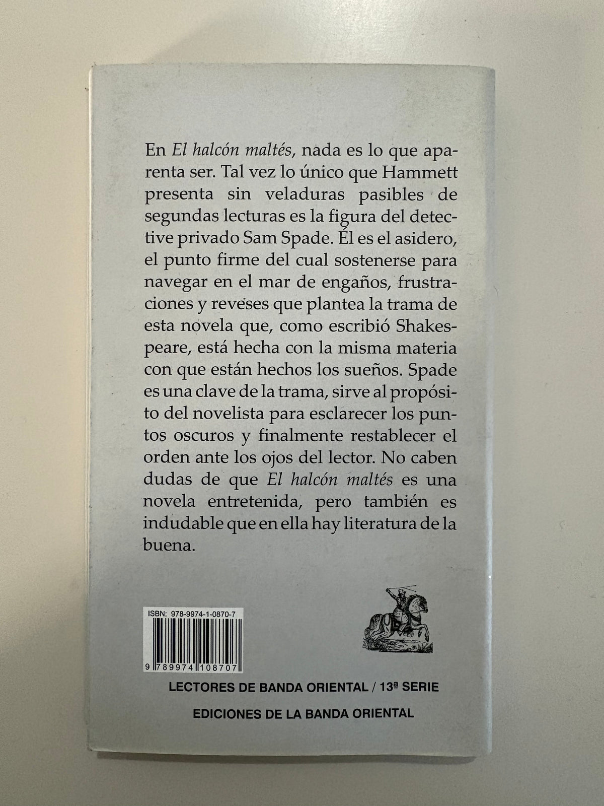 El halcón maltés – Dashiell Hammett