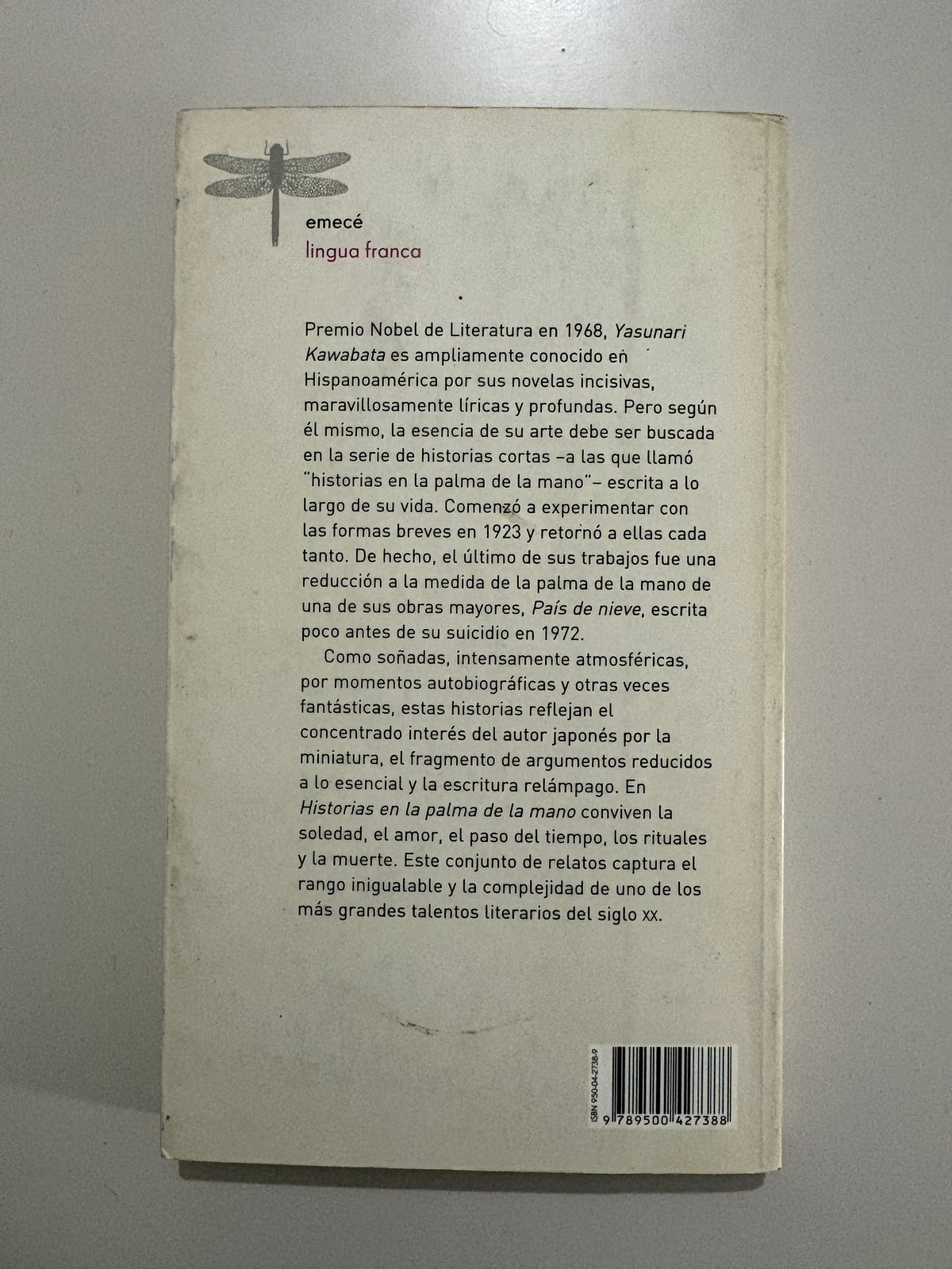 Historias en la palma de la mano – Yasunari Kawabata