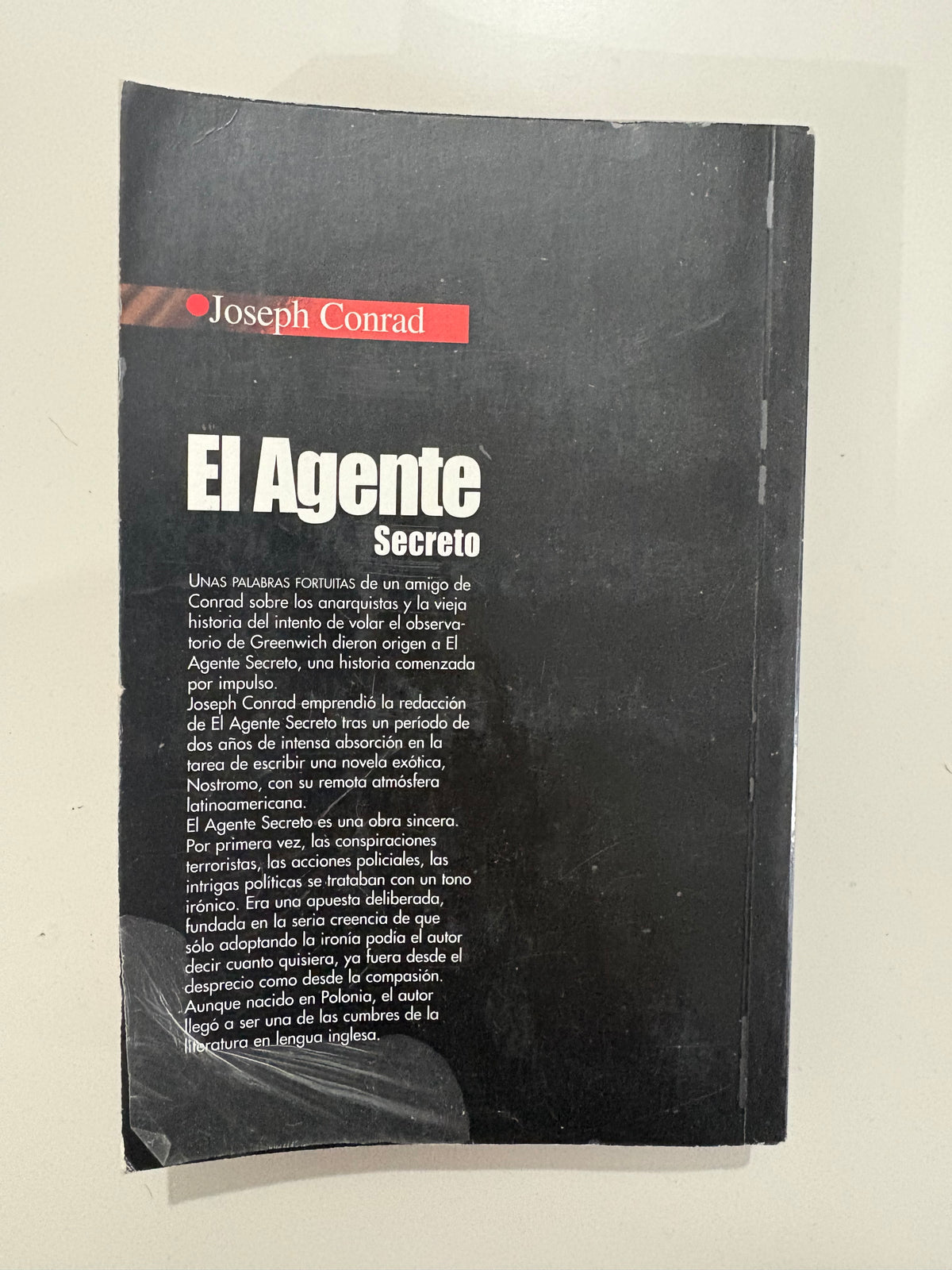 El agente secreto – Joseph Conrad