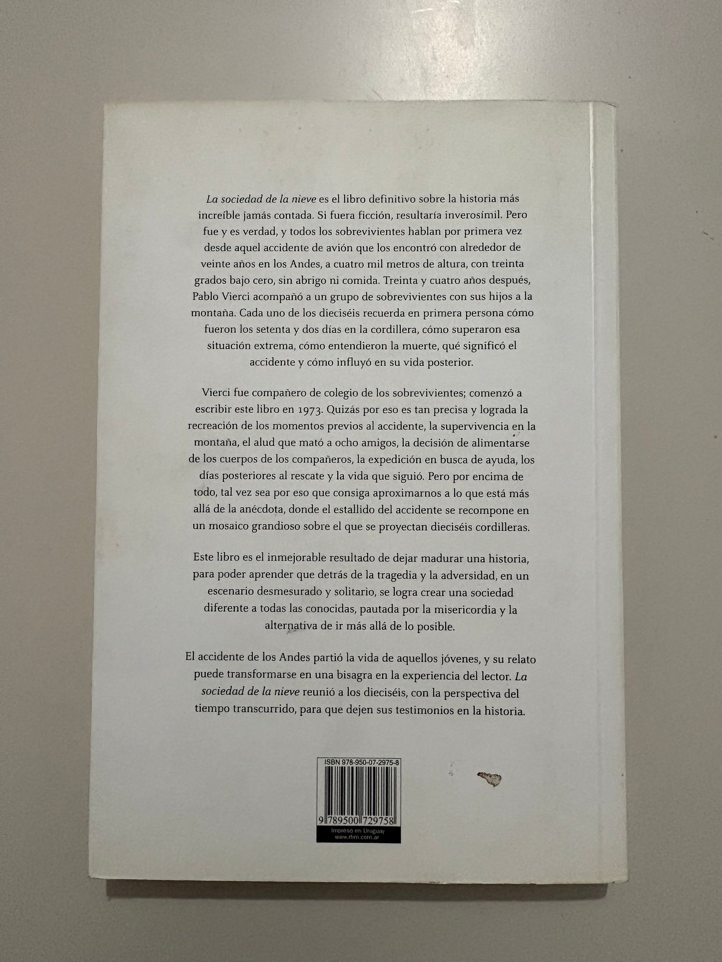 La sociedad de la nieve - Pablo Vierci