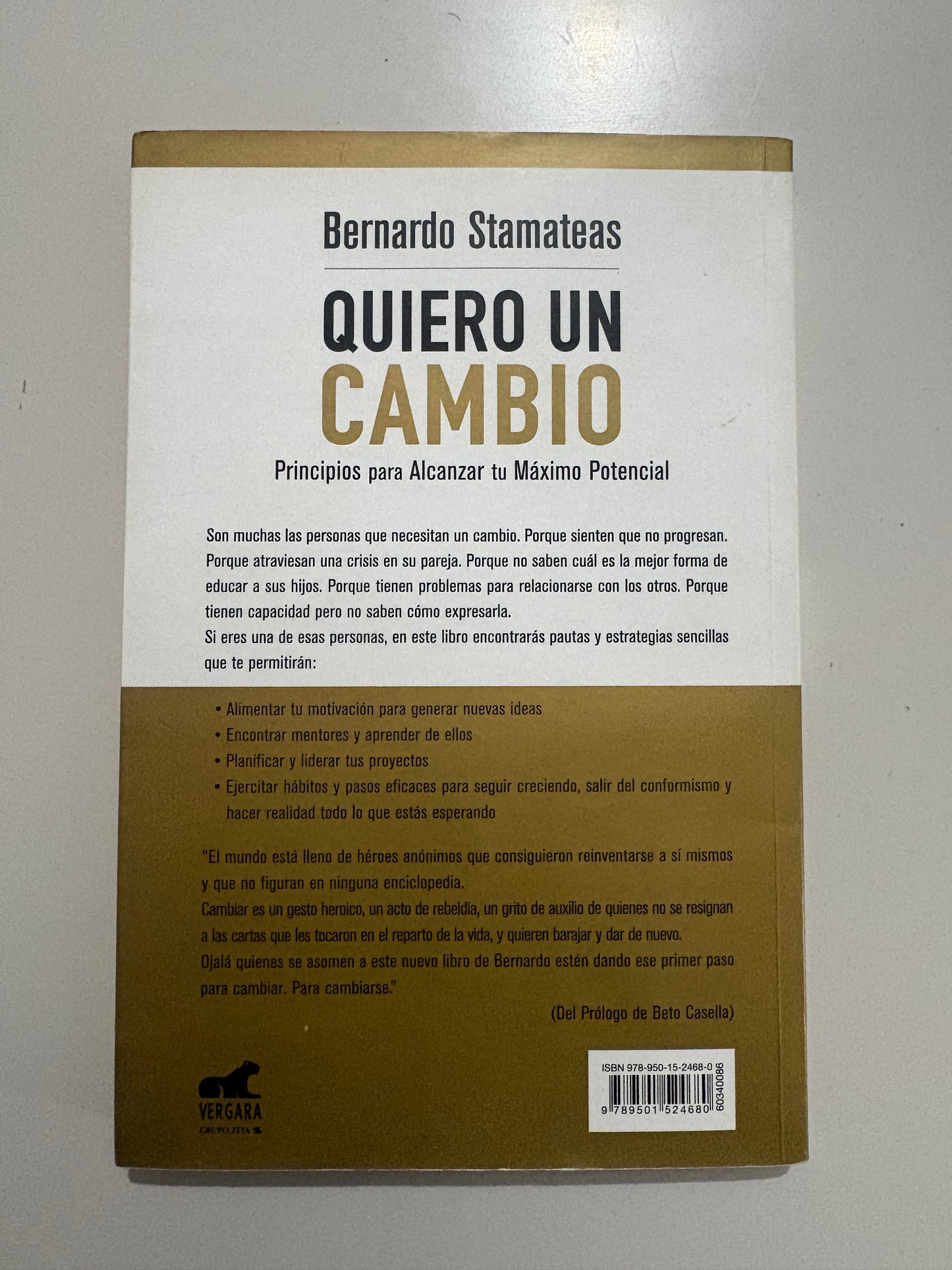 Quiero un cambio - Bernardo Stamateas