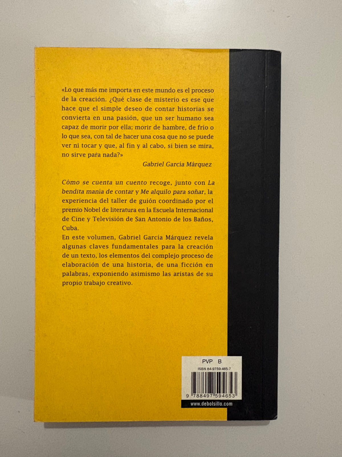 Cómo se cuenta un cuento – Gabriel García Márquez