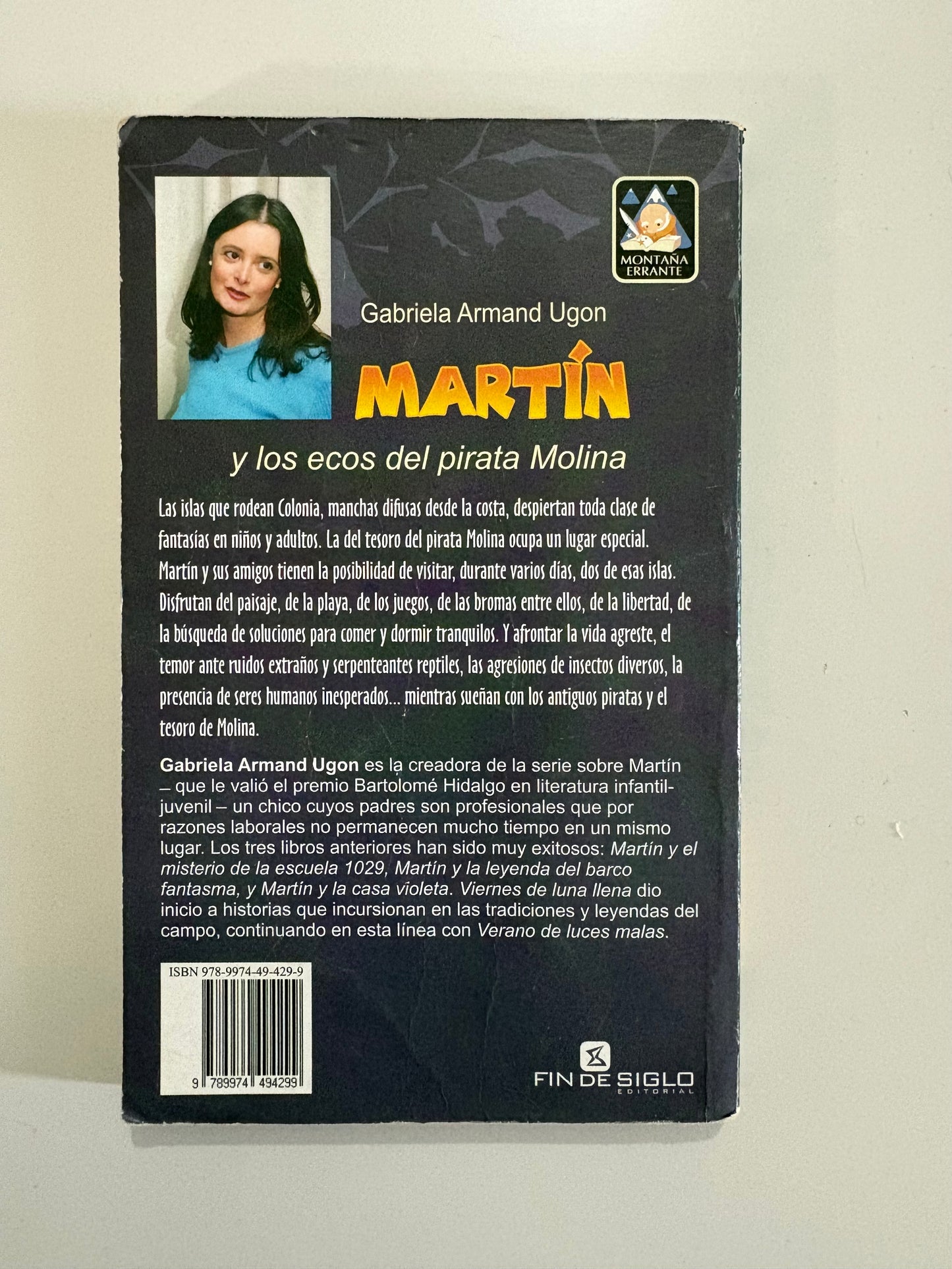 Martín y los ecos del pirata Molina - Gabriela Armand Ugon