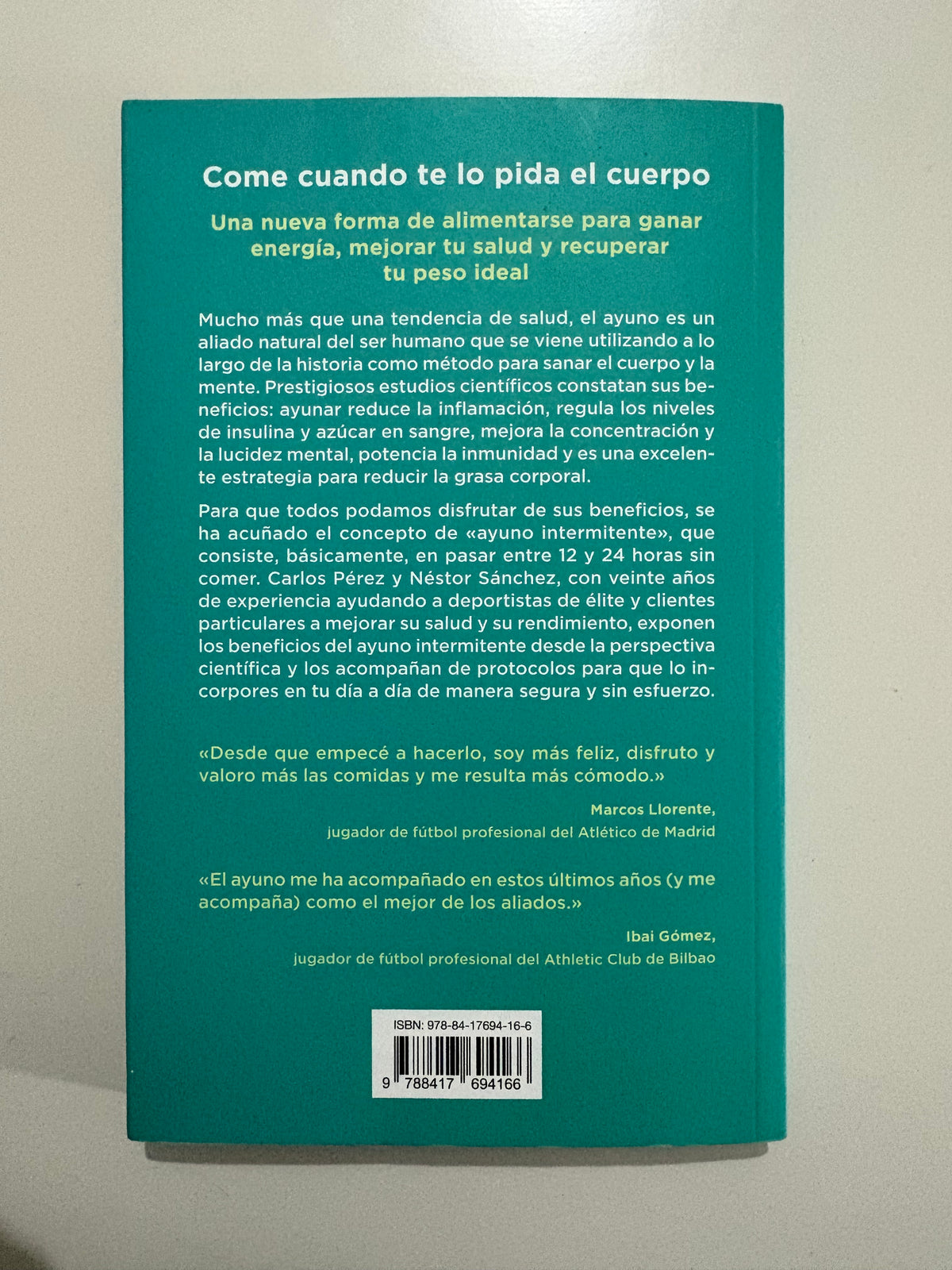 El ayuno intermitente – Carlos Pérez y Néstor Sánchez