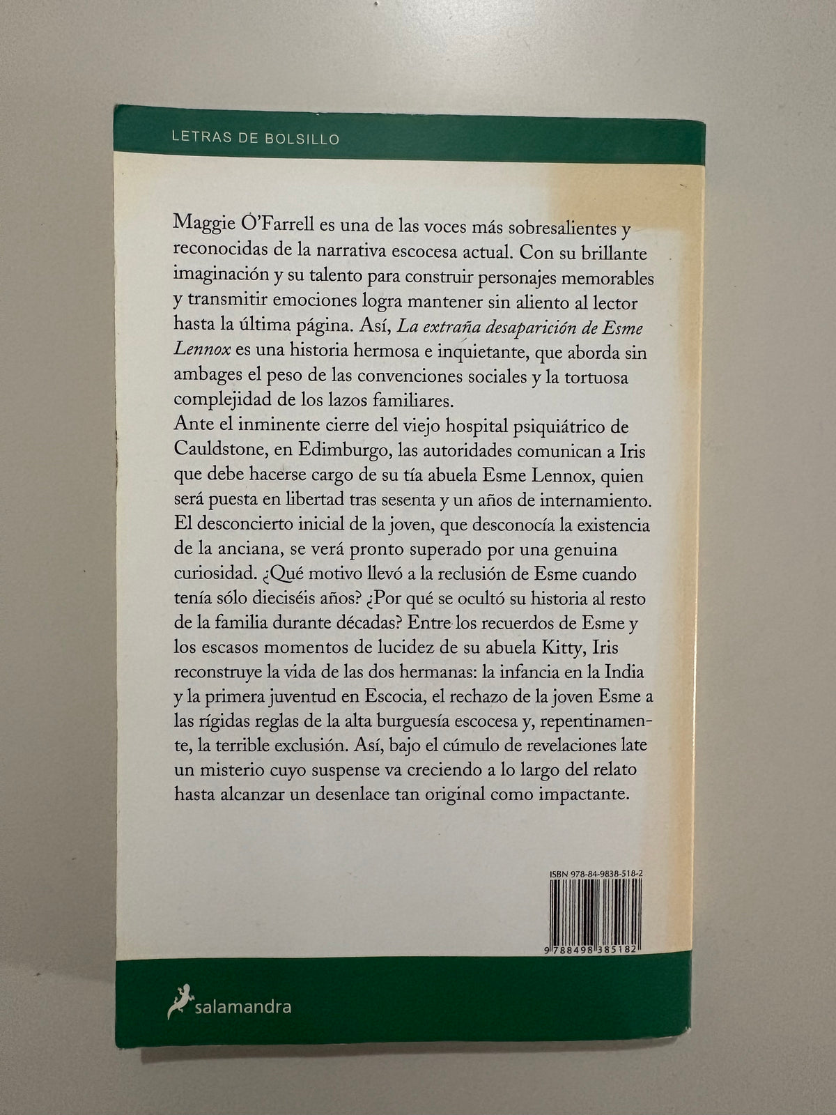 La extraña desaparición de Esme Lennox – Maggie O’Farrell