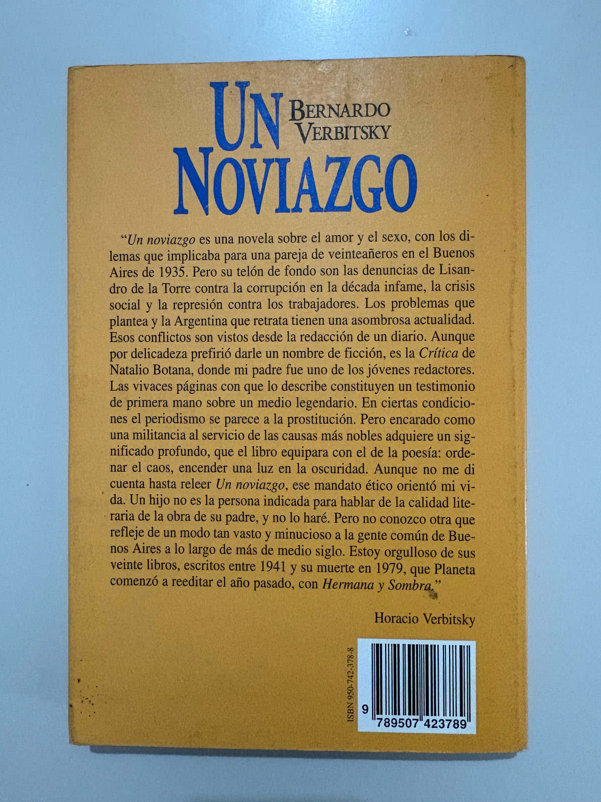 Un noviazgo – Bernardo Verbitsky