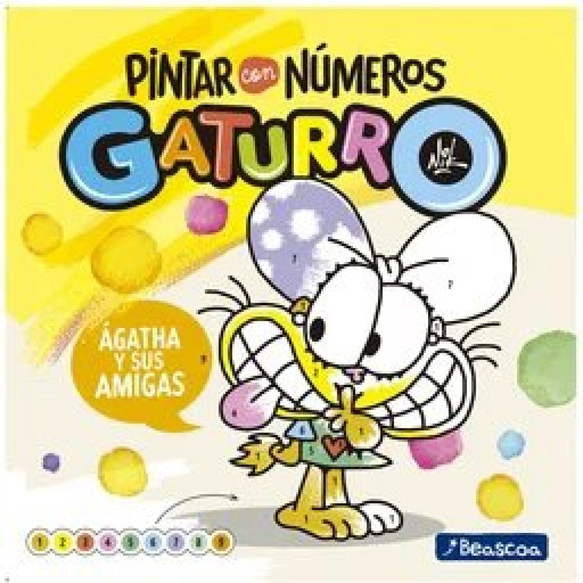 Gaturro: Pintar con números - Agatha y sus amigas - Cristian Dzwonik
