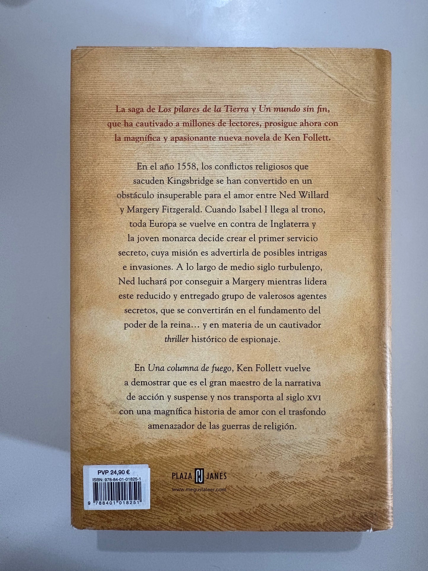 Una columna de fuego – Ken Follett