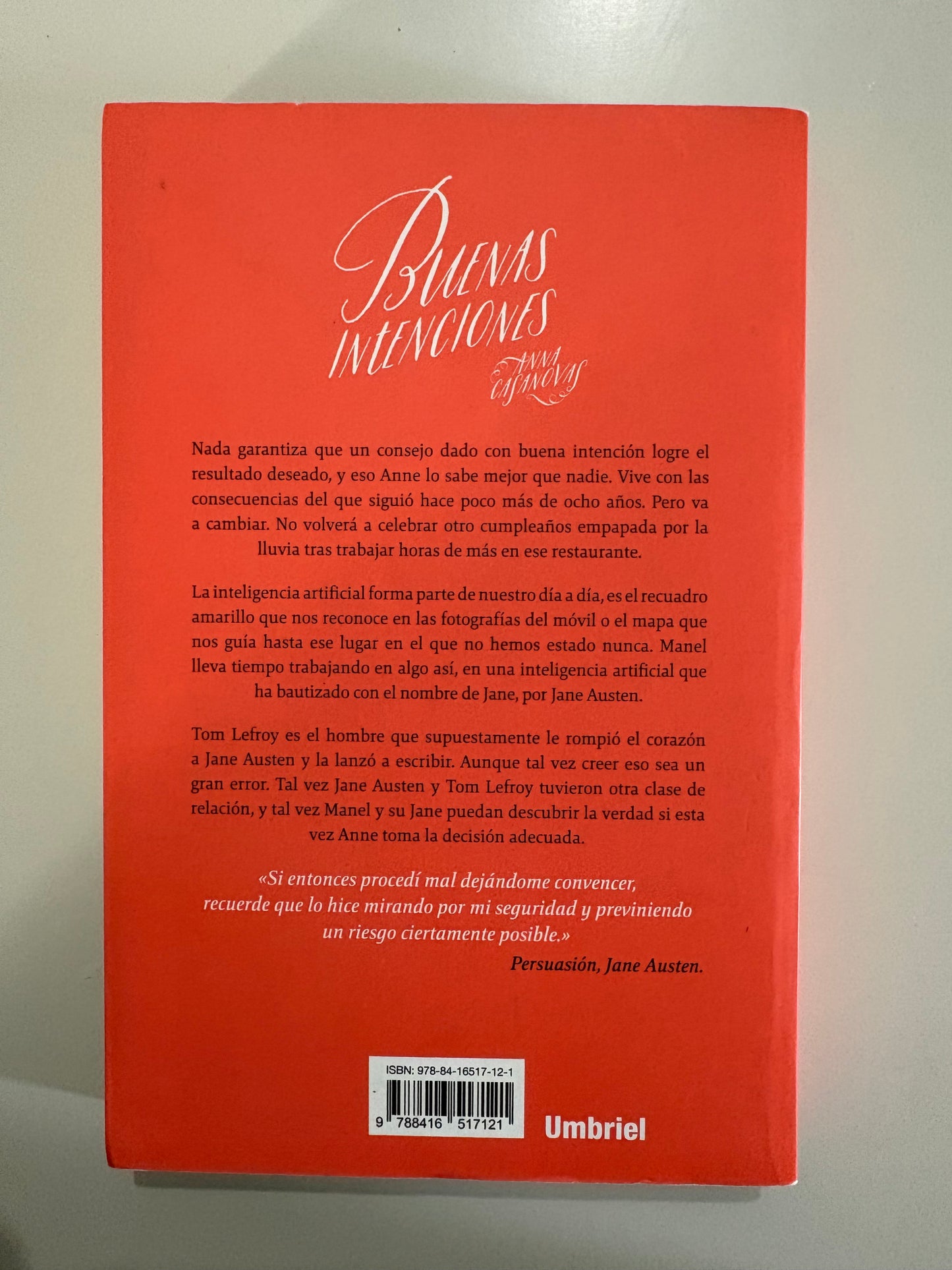 Buenas intenciones – Anna Casanovas