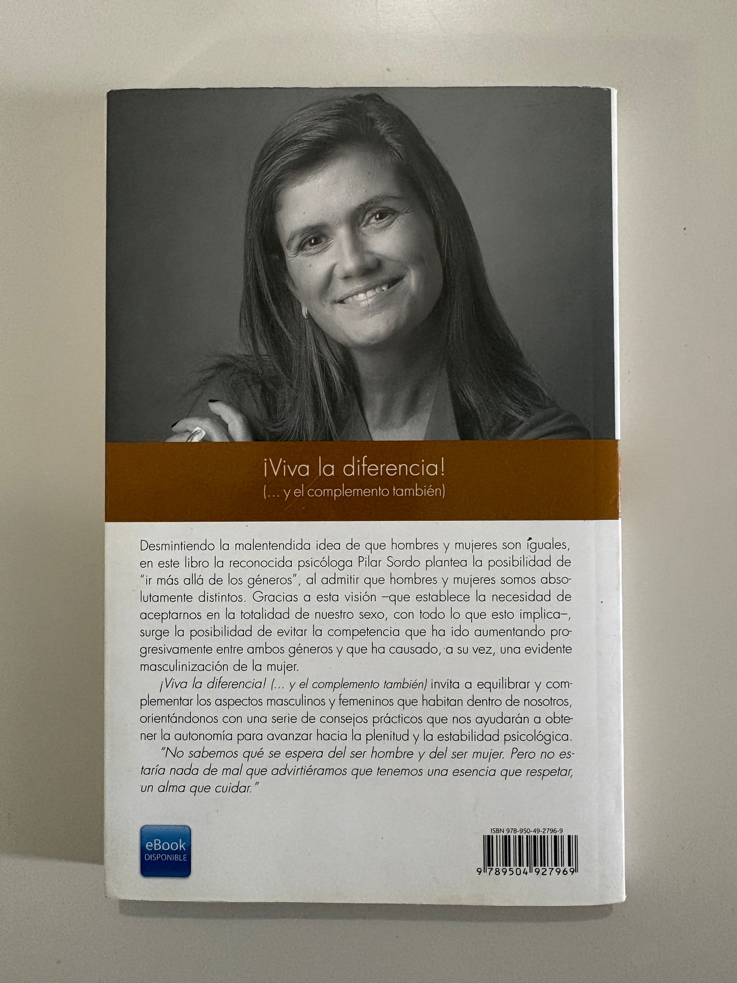 ¡Viva la diferencia! (…y el complemento también) – Pilar Sordo