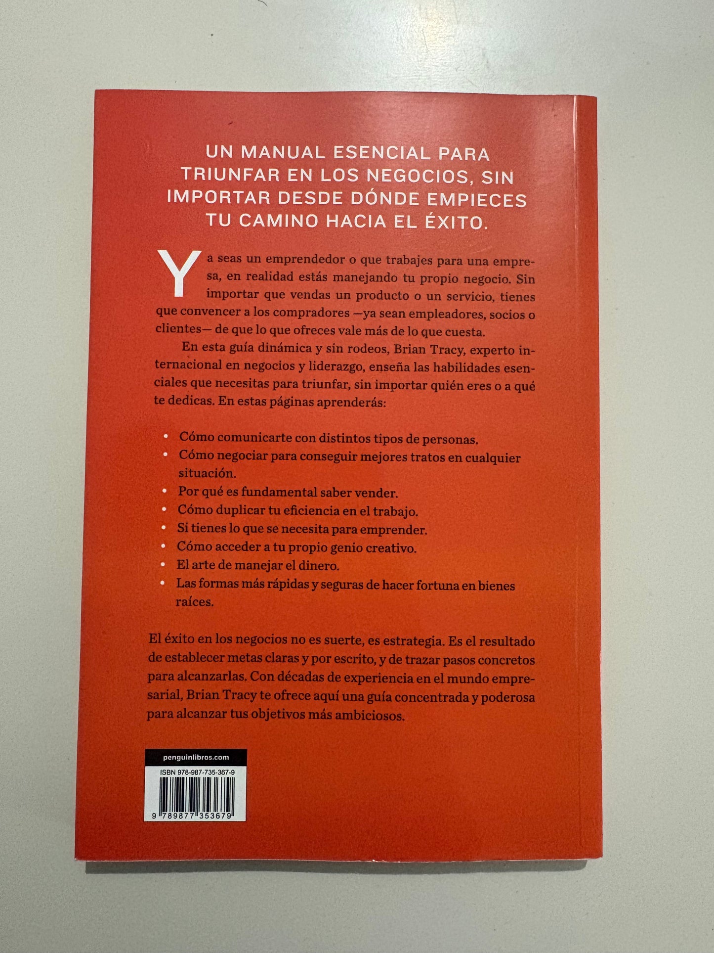 Domina el arte de los negocios - Brian Tracy