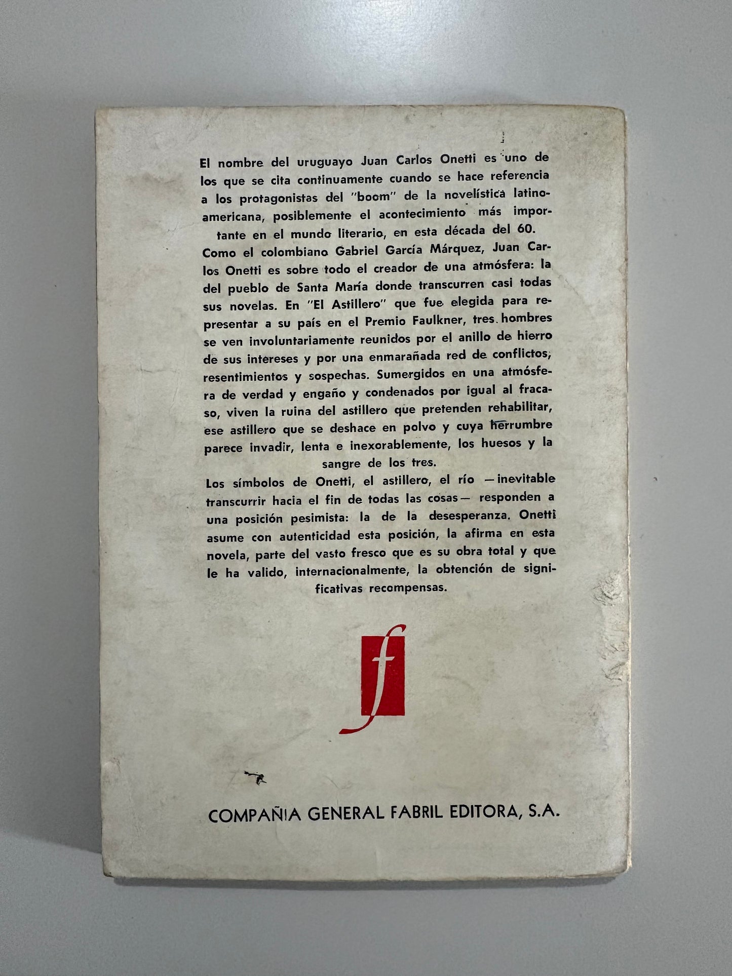 El astillero – Juan Carlos Onetti