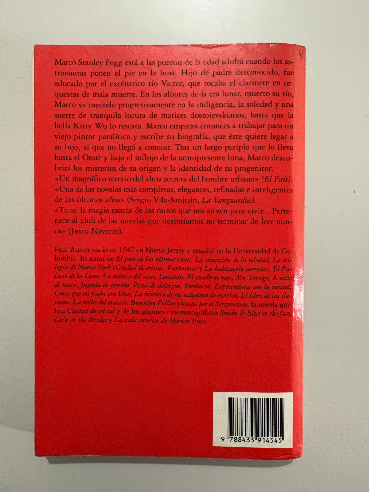 El Palacio de la Luna – Paul Auster