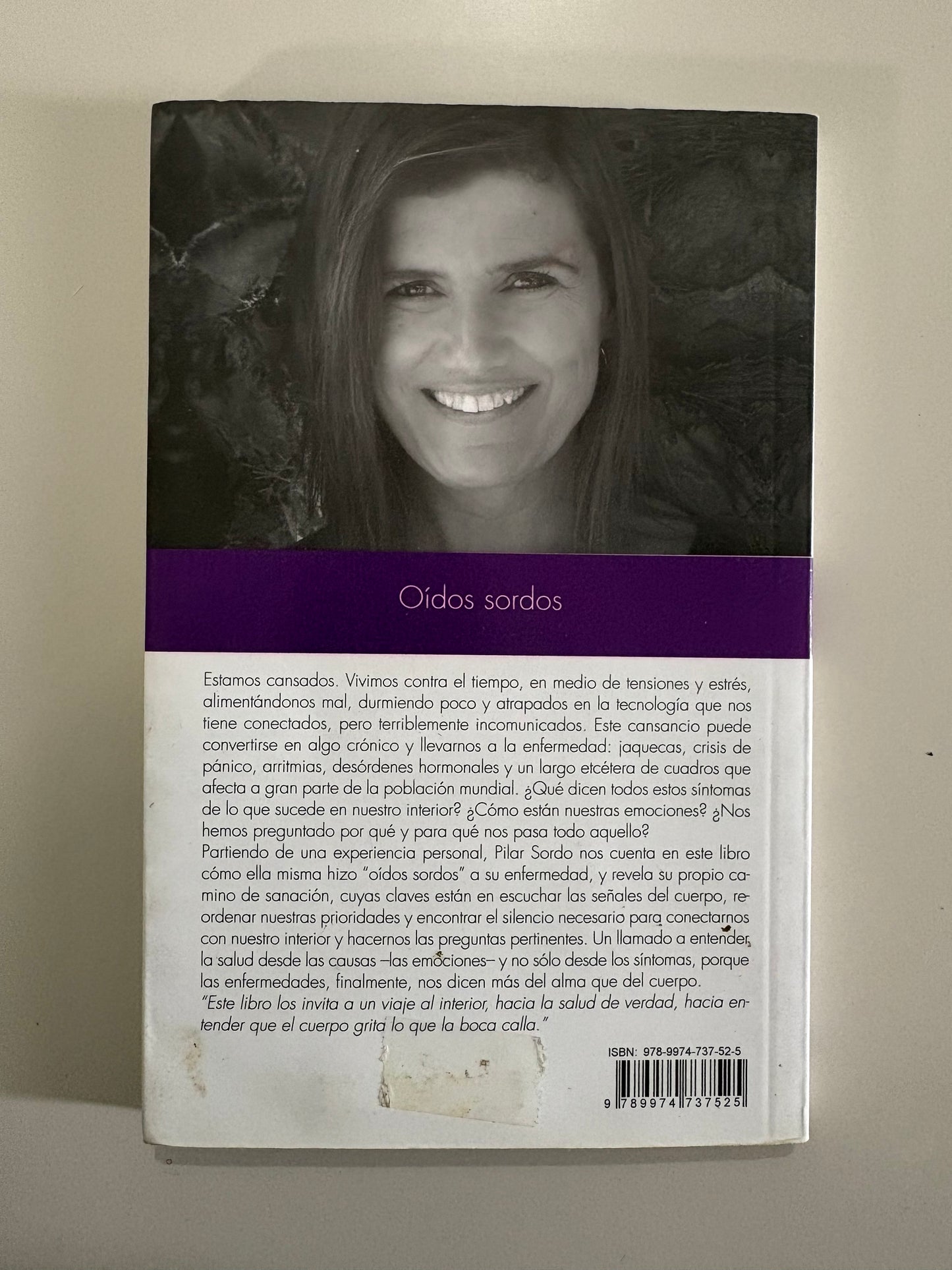 Oídos sordos – Pilar Sordo