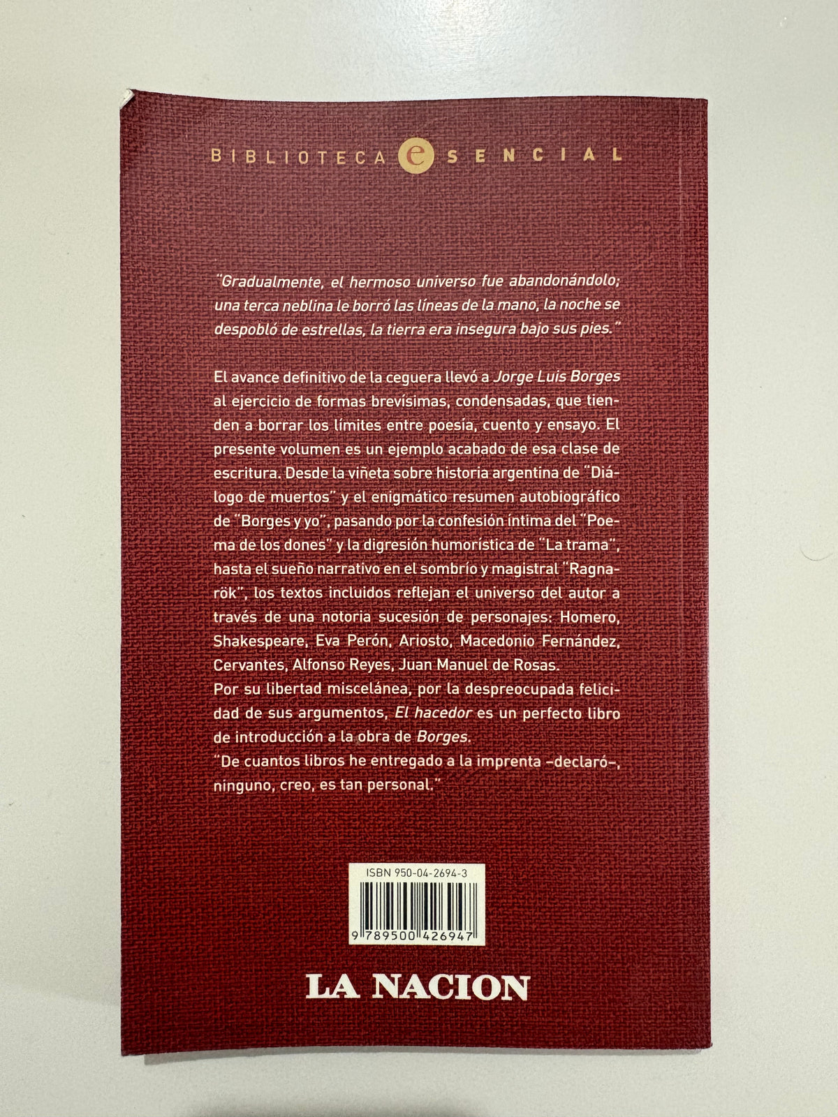 El hacedor - Jorge Luis Borges