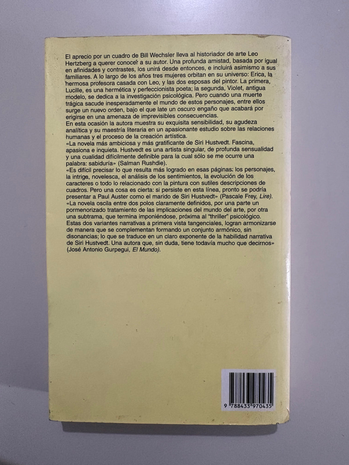 Todo cuanto amé – Siri Hustvedt