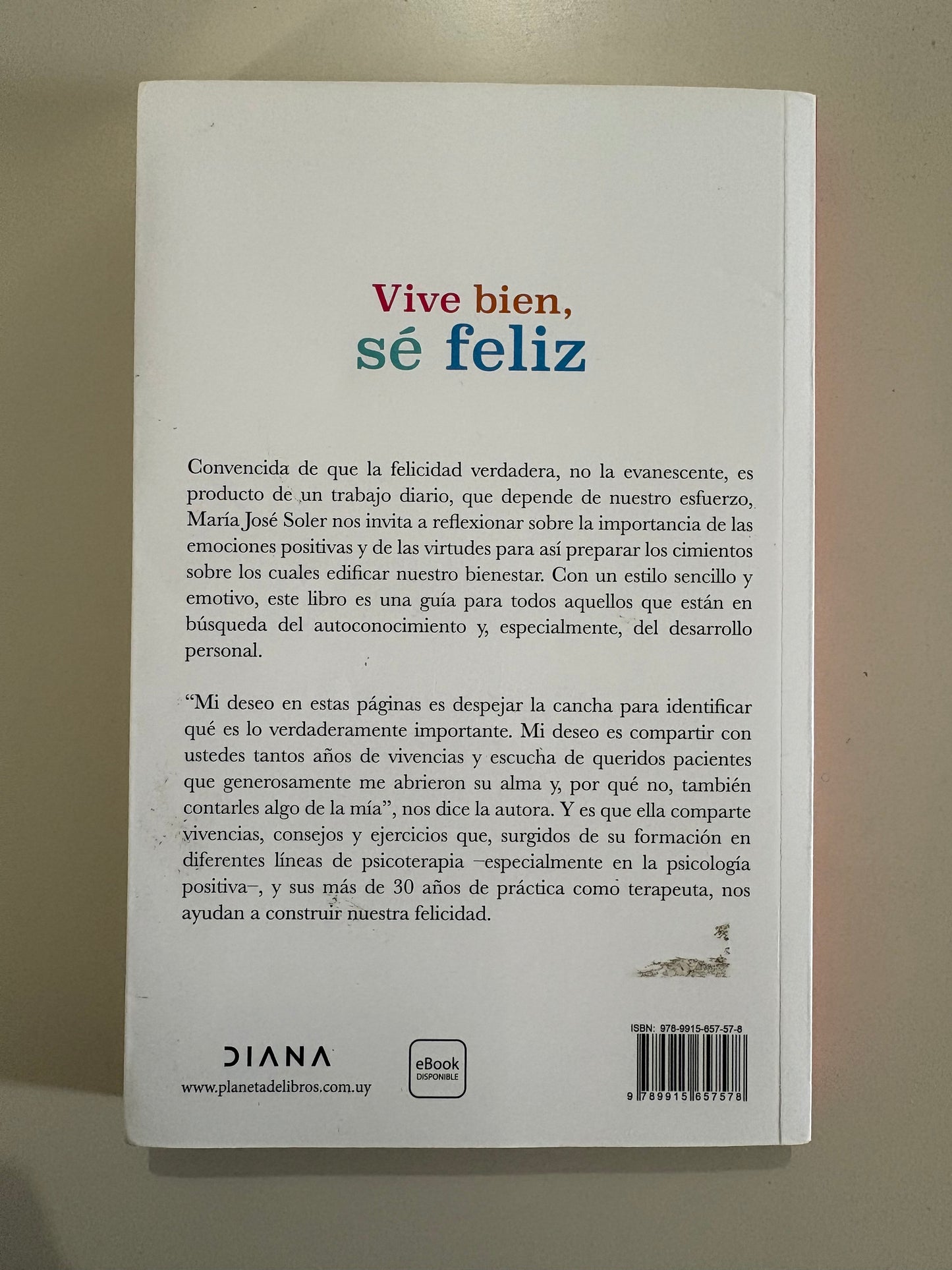 Vive bien, sé feliz – María José Soler
