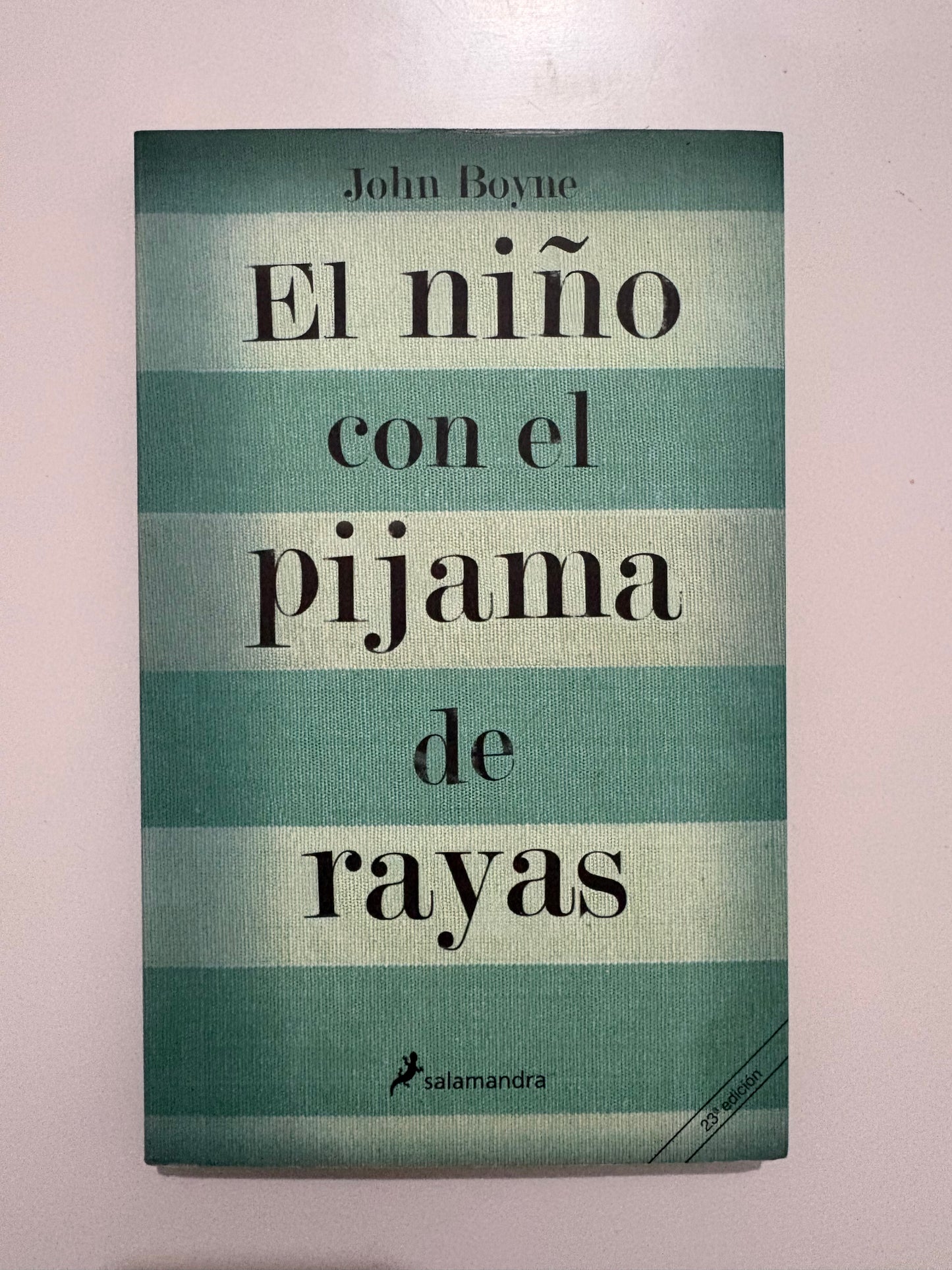 El niño con el pijama de rayas - John Boyne