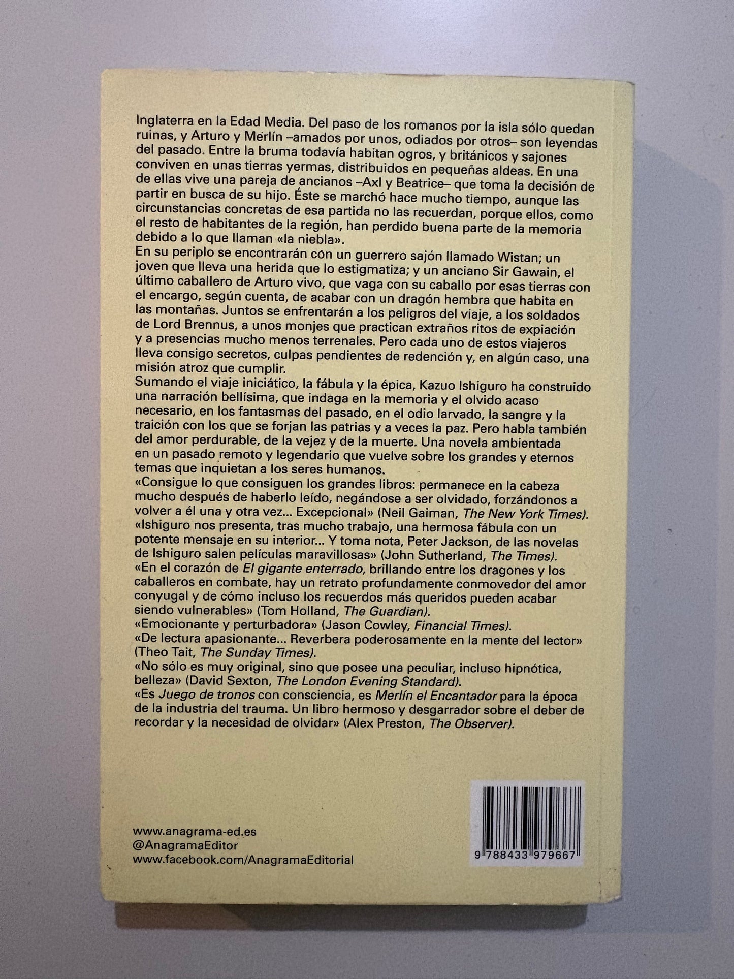 El gigante enterrado - Kazuo Ishiguro